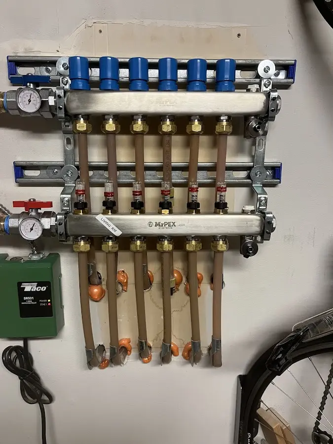 Plumber performing Leak Detection at a residential property in Port Neches